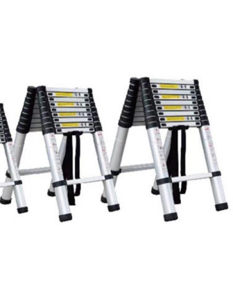 DOUBLE SIDE TELESCOPIC LADDER